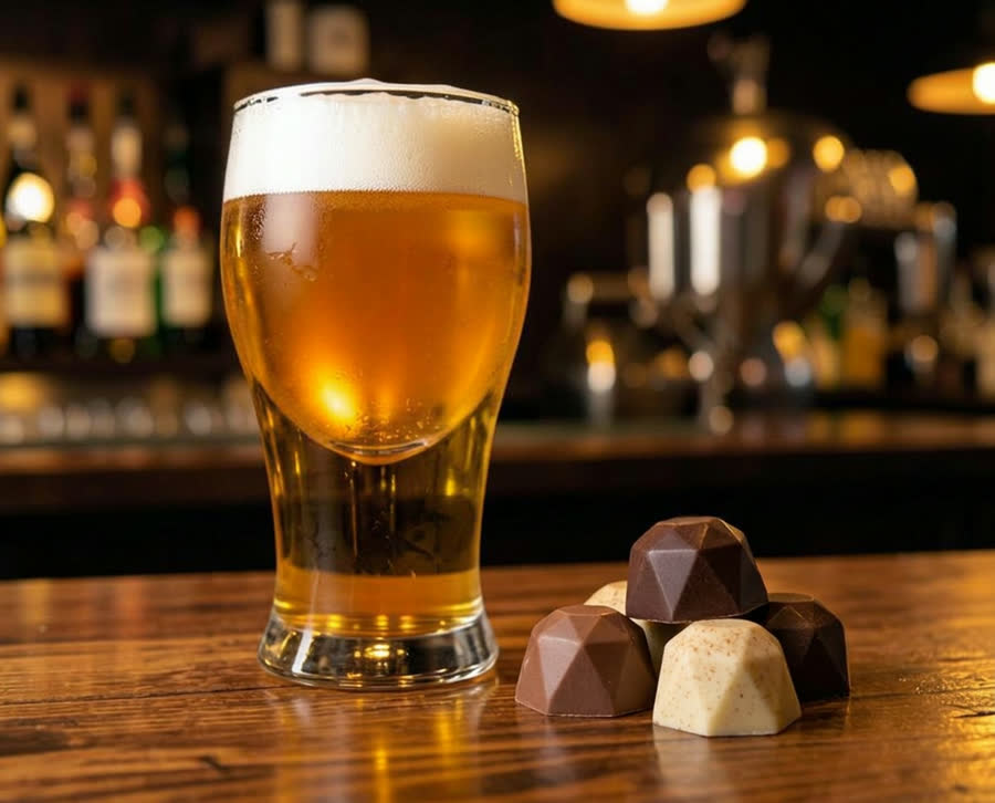 Craft Beer paired with Mixed Monk chocolates